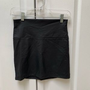 Faux Black Skirt